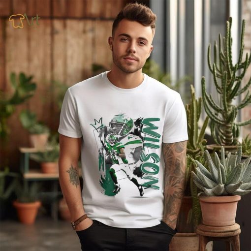 Garrett Wilson number 17 New York Jets football player pose poster shirt
