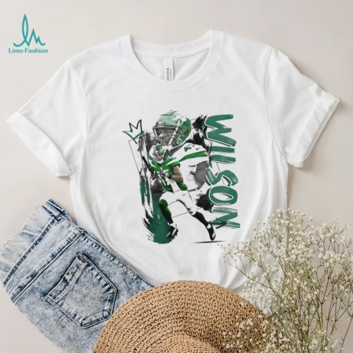 Garrett Wilson number 17 New York Jets football player pose poster shirt