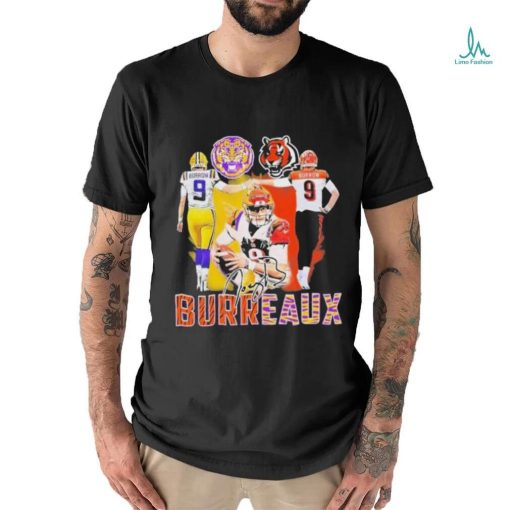 Geaux Tigers Joe Burrow And Cincinnati Bengals Signatures Shirt