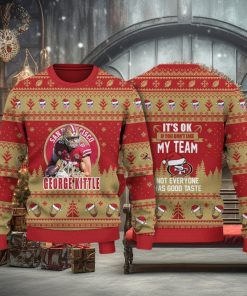 George Kittle San Francisco 49ers It Is Ok If You Do Not Like My Team NFL Christmas Ugly Sweater 3D Gift Christmas