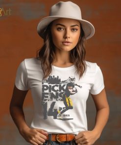 George Pickens Pittsburgh Player Name WHT Shirt