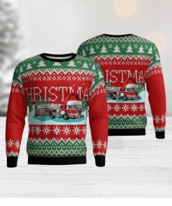 Georgia Atlanta Fire Rescue Department Christmas Ugly Sweater