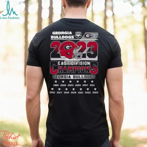 Georgia Bulldogs 2023 Sec East Champions T Shirt