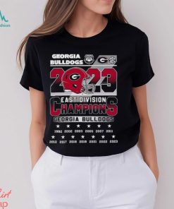 Georgia Bulldogs 2023 Sec East Champions T Shirt