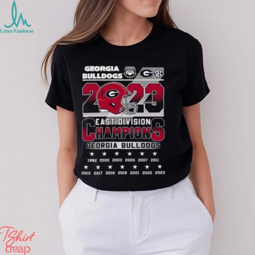 Georgia Bulldogs 2023 Sec East Champions T Shirt