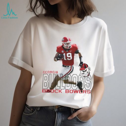 Georgia Bulldogs Brock Bowers Run T Shirt