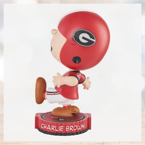 Georgia Bulldogs Charlie Brown Peanuts Bighead Bobblehead Ornament