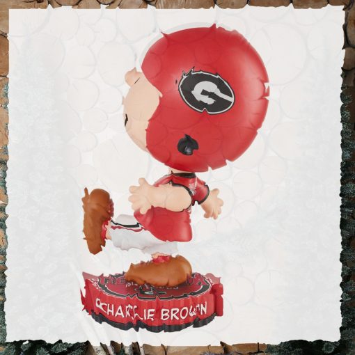 Georgia Bulldogs Charlie Brown Peanuts Bighead Bobblehead Ornament