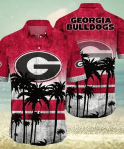 Georgia Bulldogs Logo Coconut Tropical Hawaiian Shirt Beach Gift For Fans