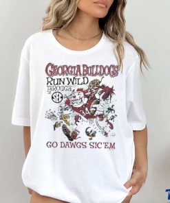 Georgia Bulldogs Run Wild Through The SEC Go Dawgs Sic ‘Em Shirt