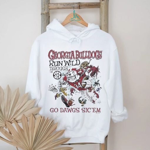 Georgia Bulldogs Run Wild Through The SEC Go Dawgs Sic ‘Em Shirt