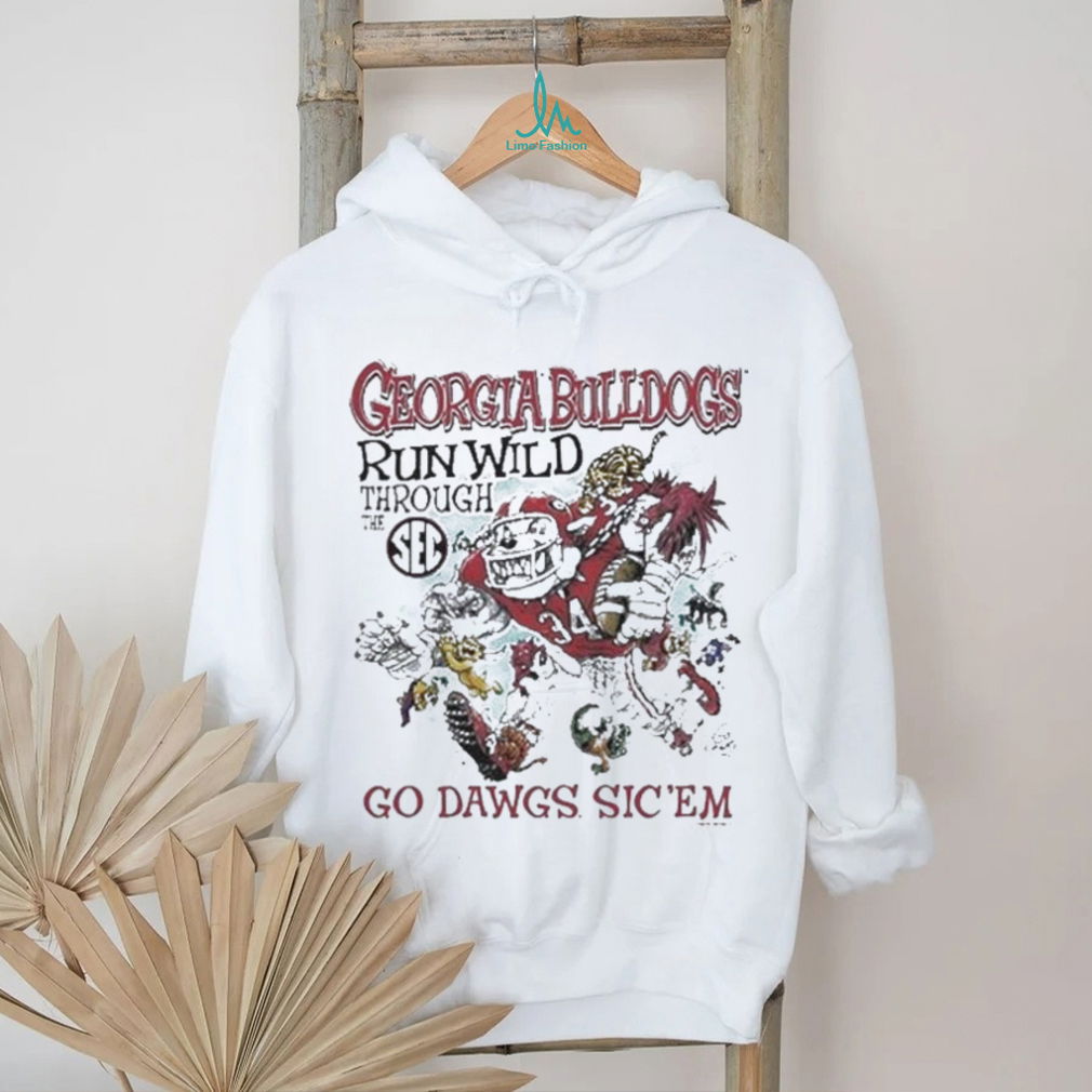 Georgia Bulldogs Run Wild Through The SEC Go Dawgs Sic ‘Em Shirt Georgia Bulldogs Run Wild Through The SEC Go Dawgs Sic ‘Em Shirt