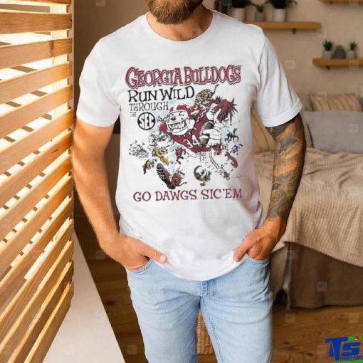 Georgia Bulldogs Run Wild Through The SEC Go Dawgs Sic ‘Em Shirt