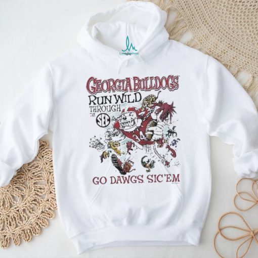 Georgia Bulldogs Run Wild Through The SEC Go Dawgs Sic ‘Em Shirt