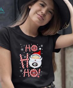 Georgia Bulldogs Santa Claus ho ho ho shirt