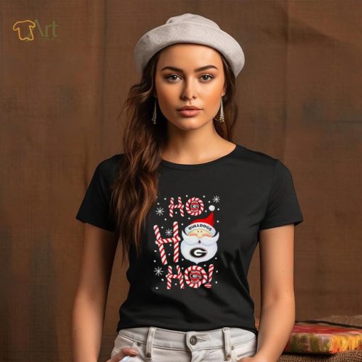 Georgia Bulldogs Santa Claus ho ho ho shirt