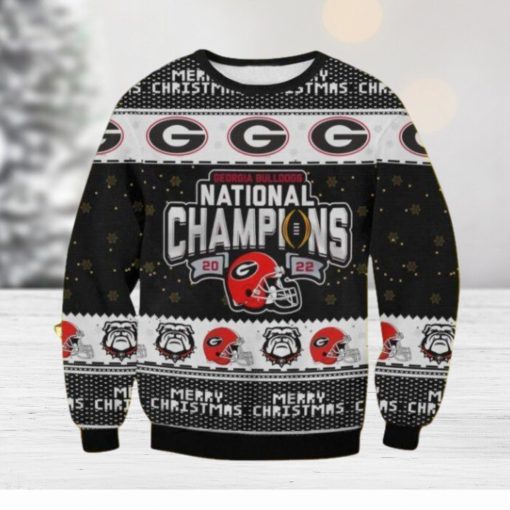 Georgia Champions Christmas Ugly Sweater Gift For Men And Women