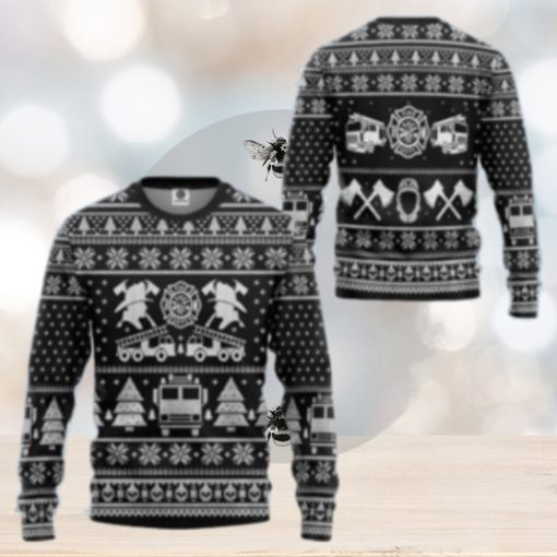 Get Festive With Our Firefighter Ugly Christmas Sweater – 3D All Over Print