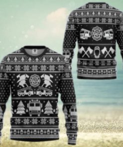 Get Festive With Our Firefighter Ugly Christmas Sweater – 3D All Over Print