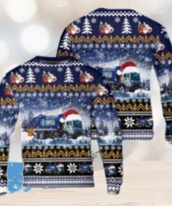 Get Festive With Waste Connections Canada Garbage Truck Christmas Sweater – Unique 3D Gift