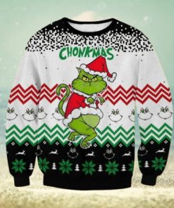 Get Grinch Cat Chonkmas Christmas Ugly Sweater Gift For Men And Women