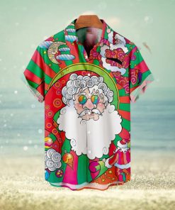 Get High With Santa Claus Hawaiian Shirt