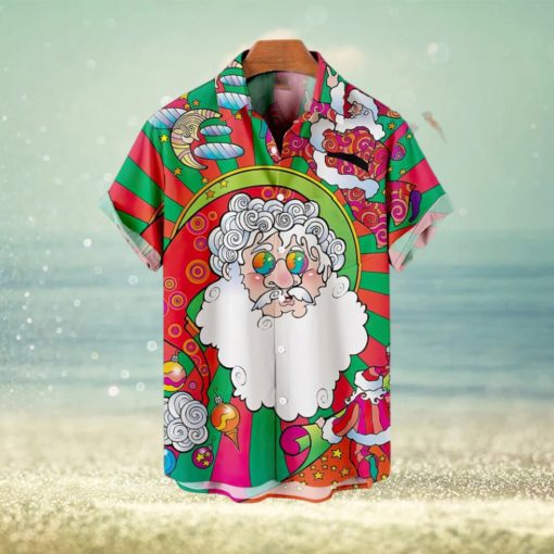 Get High With Santa Claus Hawaiian Shirt