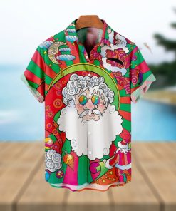 Get High With Santa Claus Hawaiian Shirt