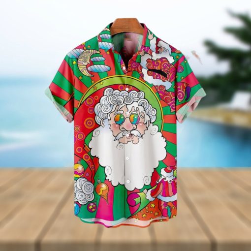 Get High With Santa Claus Hawaiian Shirt