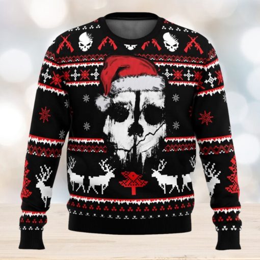 Ghost Call of Duty Ugly Christmas Sweater