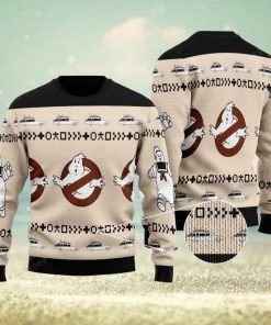 Ghostbusters Happy Halloween Ugly Christmas Sweater AOP For Men And Women