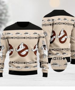 Ghostbusters Happy Halloween Ugly Christmas Sweater AOP For Men And Women