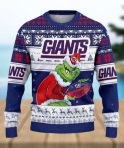 Giants Grinch Hold Christmas Ugly Sweater