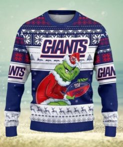 Giants Grinch Hold Christmas Ugly Sweater