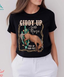 Giddy Up Jingle Horse Pick Up Your Feet Comfort Shirt