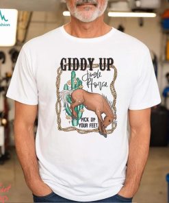 Giddy Up Jingle Horse Pick Up Your Feet Comfort T Shirt