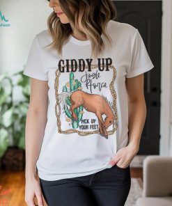 Giddy Up Jingle Horse Pick Up Your Feet Comfort T Shirt