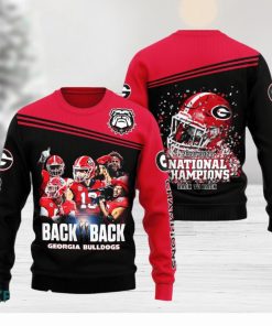 Gift Fans NCAA Georgia Bulldogs Tradition Ugly Christmas 3D Sweater For Men And Women