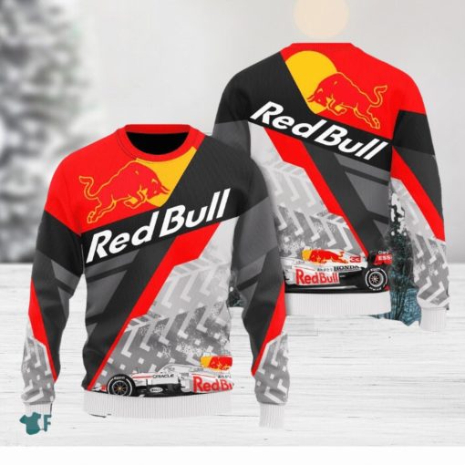 Gift Fans Oracle Red Bull Racing Fireplace Knitted Christmas Sweater For Men And Women