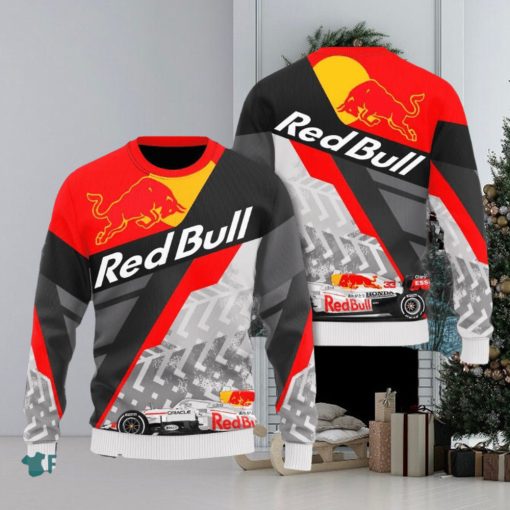 Gift Fans Oracle Red Bull Racing Fireplace Knitted Christmas Sweater For Men And Women