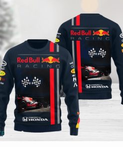 Gift Fans Oracle Red Bull Racing Holly Knitted Christmas 3D Sweater For Men And Women