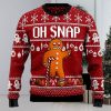 Gingerbread Man Oh Snap Rep Christmas Sweater