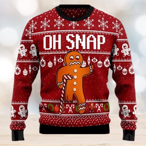 Gingerbread Man Oh Snap Rep Christmas Sweater