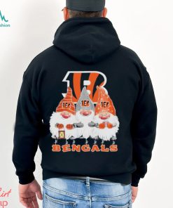 Gnomes Cincinnati Bengals logo merry christmas shirt
