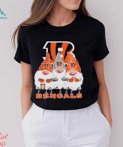 Gnomes Cincinnati Bengals logo merry christmas shirt