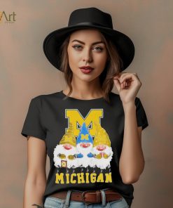 Gnomes Michigan Wolverines Merry Christmas Shirt