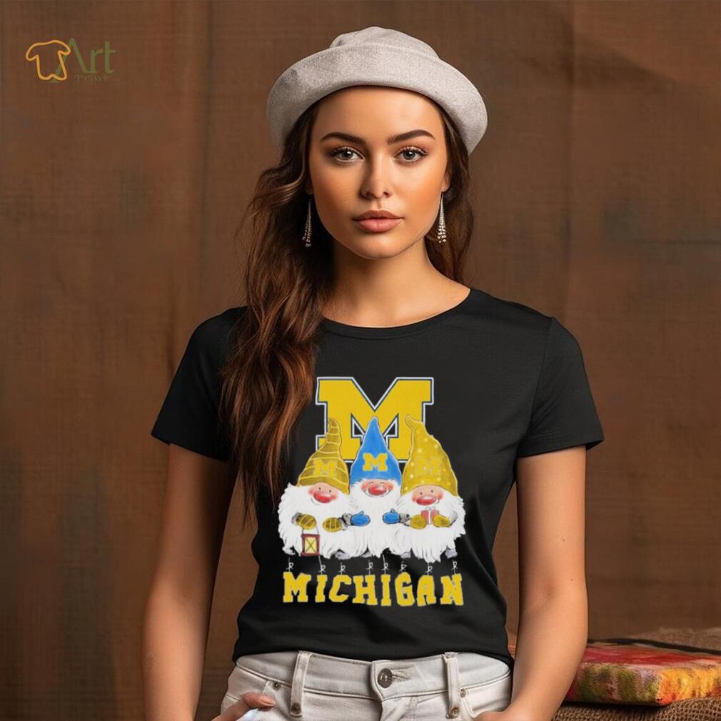 Gnomes Michigan Wolverines Merry Christmas Shirt Gnomes Michigan Wolverines Merry Christmas Shirt