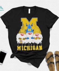 Gnomes Michigan Wolverines Merry Christmas Shirt
