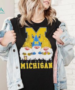 Gnomes Michigan Wolverines Merry Christmas Shirt