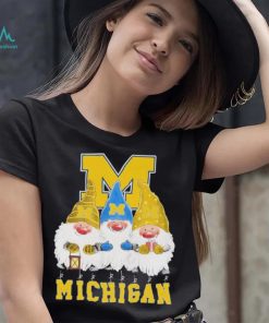 Gnomes Michigan Wolverines Merry Christmas Shirt